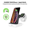 BELKIN MAGNETIC 2-IN-1 LIGHTNING CHARGING DOCK FOR APPLE IPHONE AND WATCH BLACK - Like New