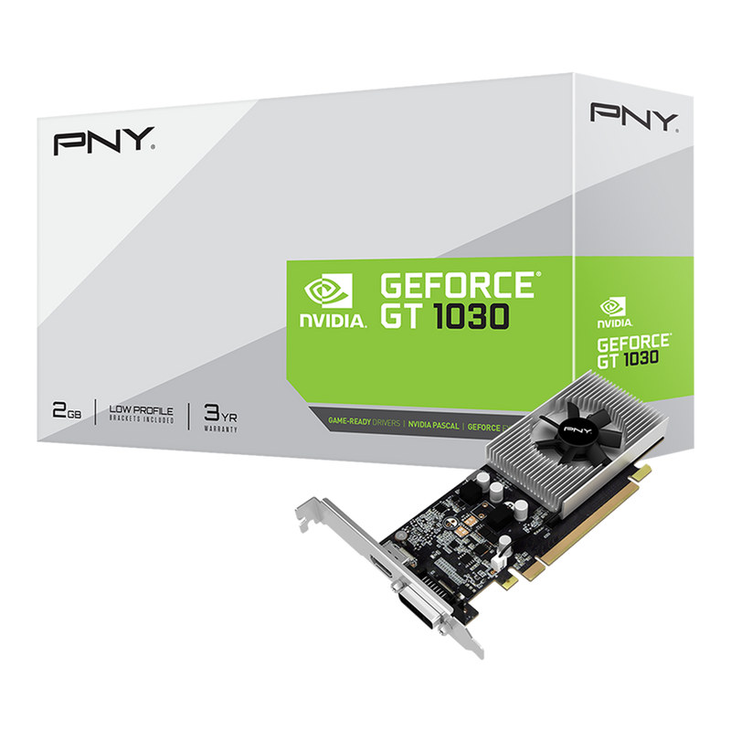 PNY GeForce GT 1030 2GB GDDR5 GMG103WN3H2CX1KTP GRAPHICS CARD New
