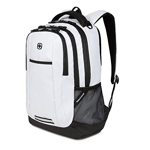 SwissGear Cecil 5505 Laptop Backpack, Fits 16 Inch Laptop, White Tarpaulin - Like New