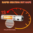PAMAPIC Electric Heater, Remote Control Wall-Mounted, 1500W B08FHSK38K - Gold - Brand New