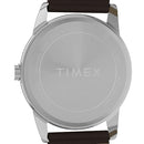 Timex TW2Y126009J Men's Easy Reader Classic 38mm Watch Brown Strap White Dial - Like New