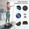 CRAZYFEB VIBRATION PLATE EXERCISE MACHINE WORKOUT VIBRATE FITNESS PLATFORM BLACK - Like New