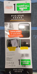 FIVE STAR MEA29092 1 IN FIVE STAR CARRY-ALL ZIPPER BINDER - BLUE - Brand New