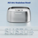 PAWTNERS ALL STAINLESS STEEL DOG WATER BOWL NO SPILL 135OZ PTPT090AS11 - SILVER - Like New
