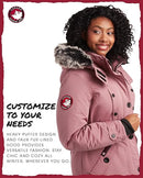 CANADA WEATHER GEAR WOMENS LONG PUFFER COAT SIZE: MEN XL - PINK HAZE - Like New