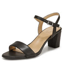 G8660S2 NATURALIZER WOMEN'S BRISTOL HEELED SANDAL - SIZE: 9 - BLACK SMOOTH - Like New