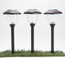 ENERGIZER 8-PIECE SOLAR LANDSCAPE LIGHT SET, 10232-8-12BZ - BRONZE Like New