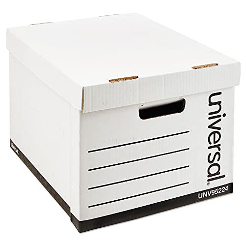 UNIVERSAL HEAVY-DUTY FAST ASSEMBLY LIFT-OFF LID STORAGE 95224 - WHITE - Like New