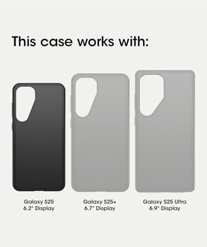 OTTERBOX SAMSUNG GALAXY S25 SYMMETRY MAGNET CASE, SHIPS IN POLYBAG - BLACK - Like New