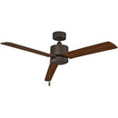 RP Lighting Aldea II 52" 3 Blade Ceiling Fan, Walnut - Brand New