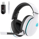 Gtheos Gaming Headset for PS4 PS5 Fortnite Call of Duty FPS Gamers - White - Like New