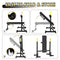 CANPA Olympic Weight Bench Squat Rack Workout Bench Adjustable Barbell - Black - Like New