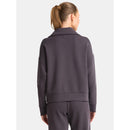 AVIA WOMEN'S SCUBAKNIT QUARTER ZIP PULLOVER - SIZE: WOMEN S - SANDWASHED BLACK - Like New