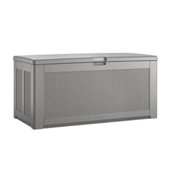 Rubbermaid Extra Large Resin Outdoor Storage Deck Box 134 Gal - - Scratch & Dent