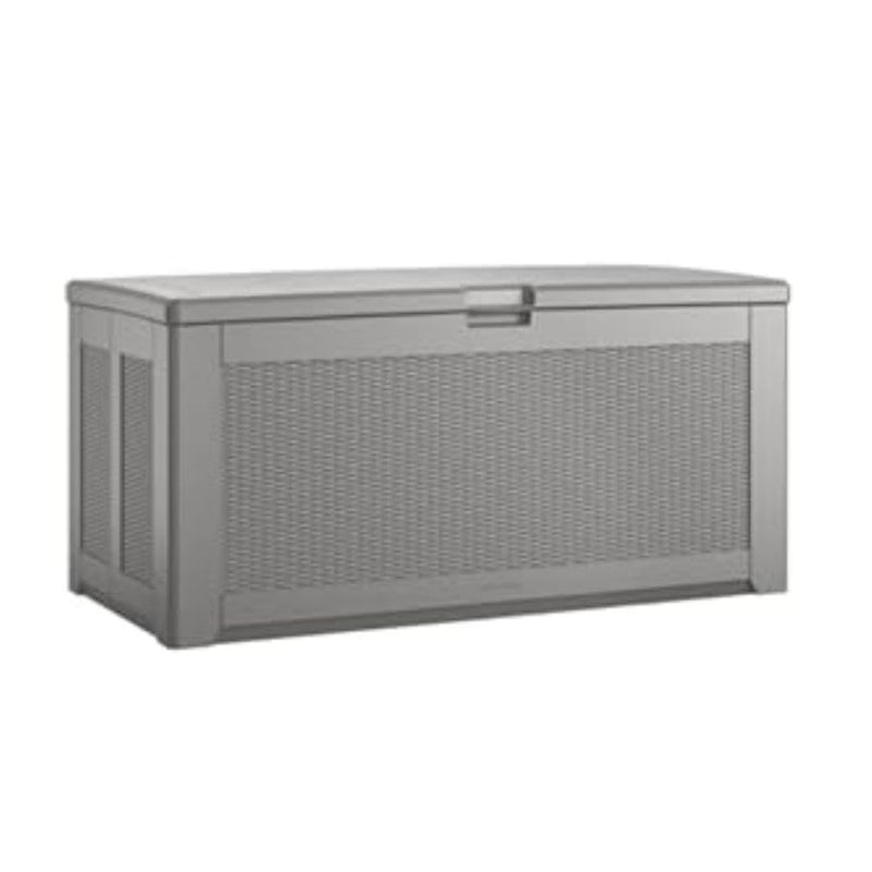 Rubbermaid Extra Large Resin Outdoor Storage Deck Box 134 Gal - - Scratch & Dent