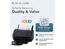 Ricoh SP-2240N Color: 24-bit, Grayscale: 8-bit, Monochrome: 1-bit CIS x 2 (front
