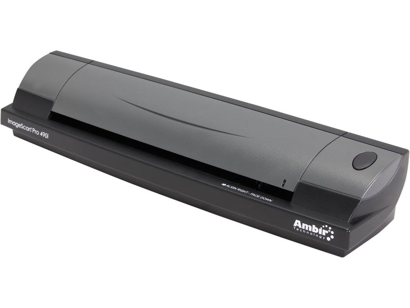 Ambir ImageScan Pro 490i (DS490-AS) 48-bit internal color, outputs 24-bit true