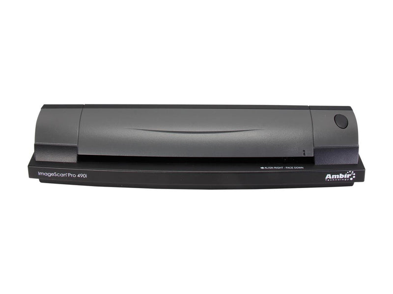 Ambir ImageScan Pro 490i (DS490-AS) 48-bit internal color, outputs 24-bit true