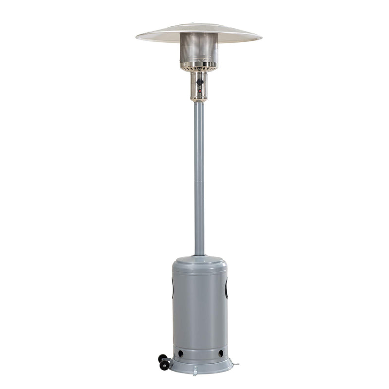 SUNJOY FREESTANDING POWDER COATED PROPANE PATIO HEATER A3060006402 - GREY - Like New