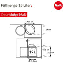Hailo Compact-Box M Built-in Kitchen Trash Can Lid-Lift System X0046QRFEJ - SS - Brand New