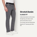 AMAZON ESSENTIALS MEN'S FIT GARMENT DYED FIVE POCKET PANT 28W x 28L Charcoal - Brand New
