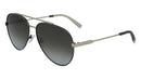 SALVATORE FERRAGAMO SF204 AVIATOR SUNGLASSES, 59-15-145 - FOREST GREEN/GOLD - Like New
