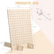 2 Pack Wooden Pegboard Display Stand, Retail Rack, 17 x 13 - Bamboo/Grocery - Like New