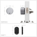 YALE AUGUST WI-FI SMART LOCK KEYPAD TOUCH DIGITAL FINGERPRINT AUG-SL05-K03-S01 - Like New