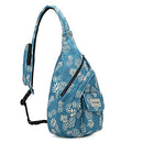 Crossbody Sling Backpack Sling Bag Travel Hiking Chest Bag Daypack Patterned - Brand New