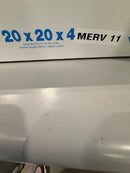 MERVFILTERS 20X20X4 MERV 11 FILTER - WHITE - Brand New