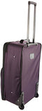 ROCKLAND FASHION EXPANDABLE SOFTSIDE UPRIGHT LUGGAGE 2-PIECE SET F102 - PURPLE - Like New