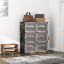 ROJASOP PORTABLE SHOE RACK ORGANIZER 6-TIER SHOE CABINET - Scratch & Dent