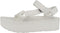 TEVA WOMENS FLATFORM UNIVERSAL - SIZE 7 - BRIGHT WHITE - Like New