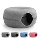 Nickoow Cat Donut Tunnel Bed for Indoor Toys Peekaboo Cave Cat B0C6D3GS5K - Brand New
