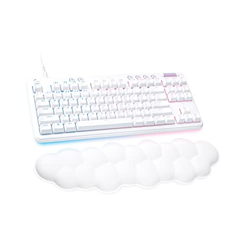 LOGITECH G713 WIRED KEYBOARD LIGHTSYNC TACTILE SWITCHES GX BROWN WHITE MIST - Like New