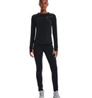 UNDER ARMOUR WOMEN'S BASE 4.0 CREW - SIZE: WOMEN S - BLACK - Brand New