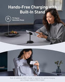 Anker MagSafe Charger, MagGo Qi2 15W 360-Degree Wireless Charger Stand Black - Like New