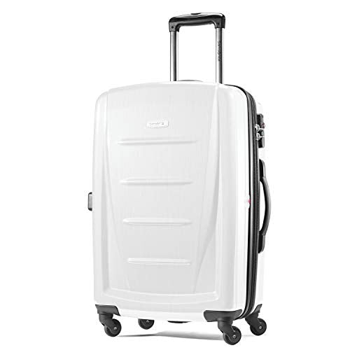 SAMSONITE WINFIELD 2 HARDSIDE EXPANDABLE LUGGAGE SPINNER WHEELS- BRUSHED WHITE - Like New