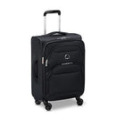 DELSY PARIS SKY MAX 2.0 SOFTSIDE EXPANDABLE LUGGAGE SPINNER 21" WHEELS - BLACK - Like New