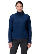 MARMOT DROP LINE 1/2 ZIP PULLOVER JACKET WOMEN SIZE S Arctic Navy Heather - Brand New