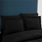 SWEET HOME COLLECTION QUEEN COMFORTER SET 8 PIECE BAG 8PC-CMF-BIB-Q-BLK - BLACK - Like New