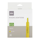 OFFICE DEPOT CHISEL-TIP HIGHLIGHTER, FLUORESCENT YELLOW, 12 PACK OF 12 - Brand New