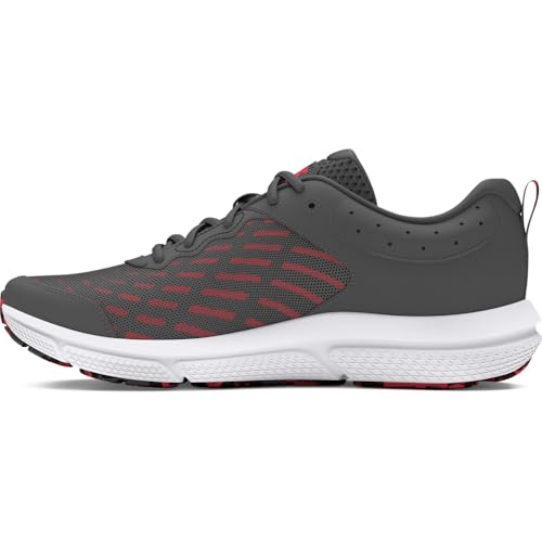 Under Armour Men's Charged Assert10 Athletic Shoes Castlerock/Red Size 12 - Like New