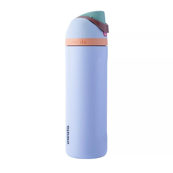 OWALA FREESIP STAINLESS STEEL WATER BOTTLE 24OZ - PERIWINKLE TWINKLE - Brand New