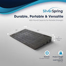 SILVER SPRING 3" HIGH RUBBER 3-CHANNEL THRESHOLD RAMP DH-UP-83 - BLACK - Like New