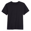ACTION THREAD BOY'S SHORT SLEEVE CREW NECK SOFT COTTON BLEND SIZE XL - BLACK - Brand New