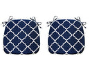 FBTS Prime Outdoor Seat Cushions Set of 2 Patio Chair Cushions with Ties - Brand New