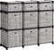 SONGMICS 9-CUBE DRAWER ORGANISER STORAGE UNIT 9 STORAGE BOXES - - Scratch & Dent