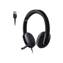 LOGITECH - H540 WIRED ON-EAR HEADSET - BLACK - Like New