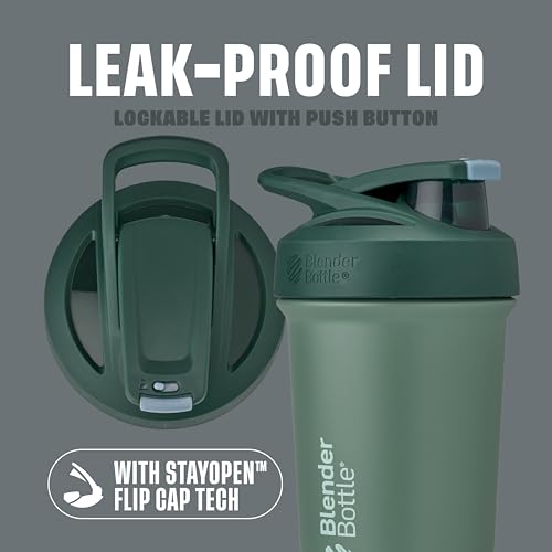 BLENDERBOTTLE BLENDERBOTTLE STRADA SLEEK SHAKER - SEAGLASS - Like New